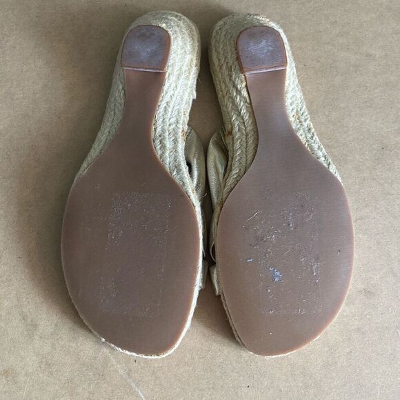 Liz Claiborne Flex Metallic Slide Sandals Size 6.5M - Picture 5 of 5